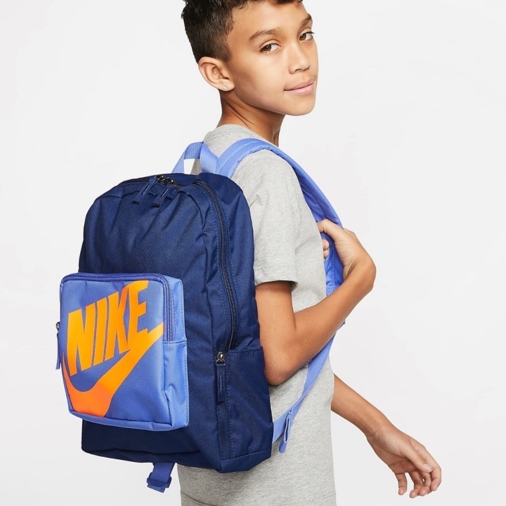 New Kids Nike Blue Backpack Travel Gym School Bag